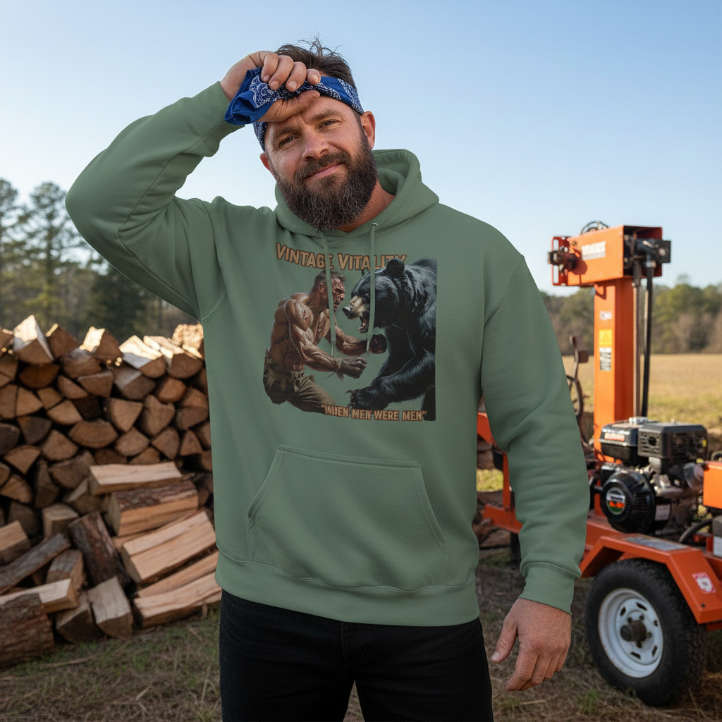 "When Men Were Men" Hoodie