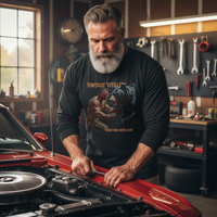 Load image into Gallery viewer, &quot;When Men Were Men&quot; - Bear Wrestling - Long Sleeve T Shirt
